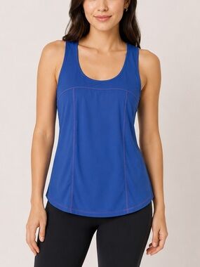 Lululemon Pleated Back Tank Top Blue Size 6
